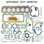 Full Overhaul Engine Gasket Kit ME996445 For Mitsubishi 6D31 Excavator Diesel Seal