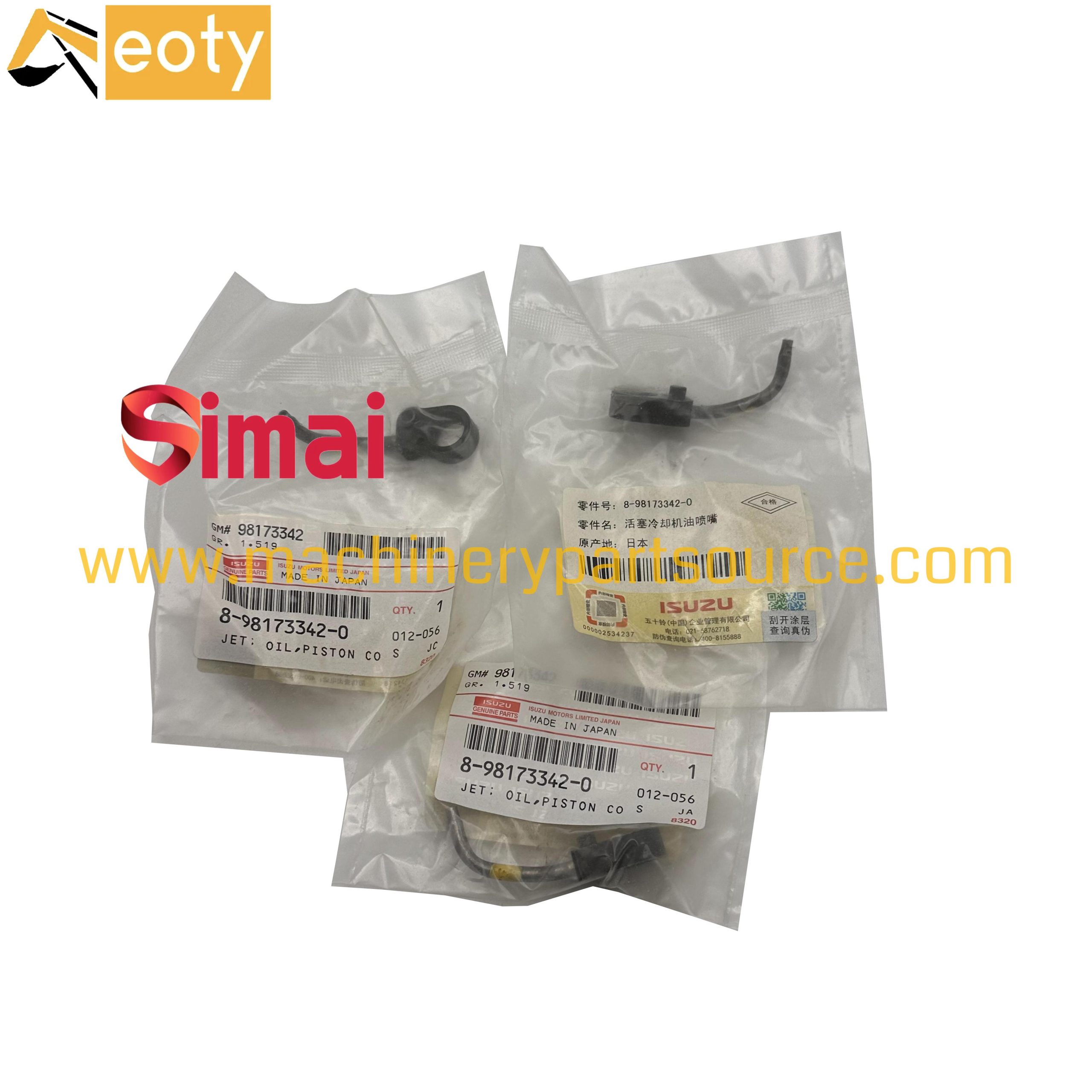 Isuzu 8-98173342-0 8981733420 Jet Oil Piston Cooling Nozzle for 6HK1 4HK1 6HE1 Excavator Engine