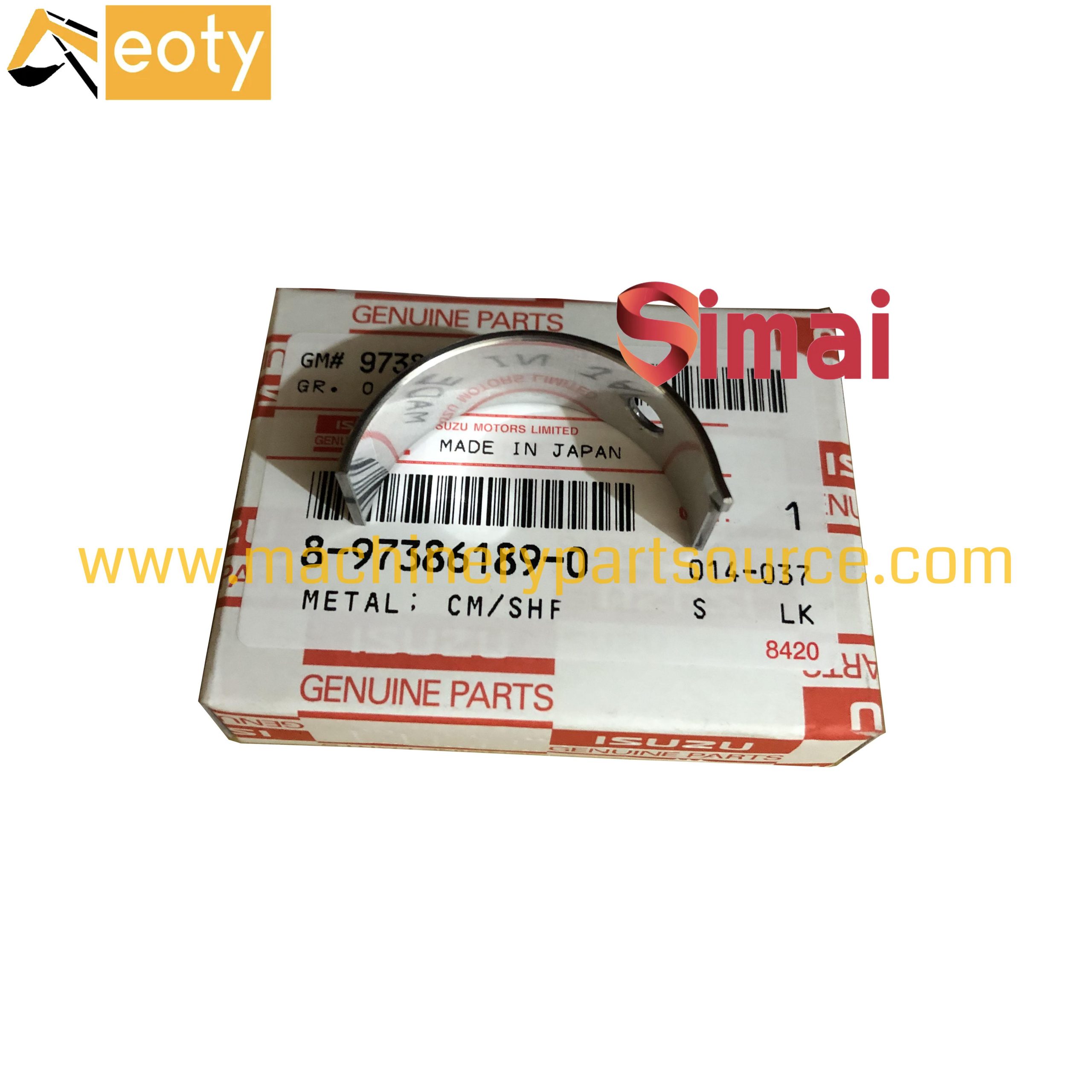 Genuine 8973861890 Camshaft 8-97386189-0 for Isuzu 4HF1 4HG1 4HK1 6HE1 6HK1 Excavator Engine