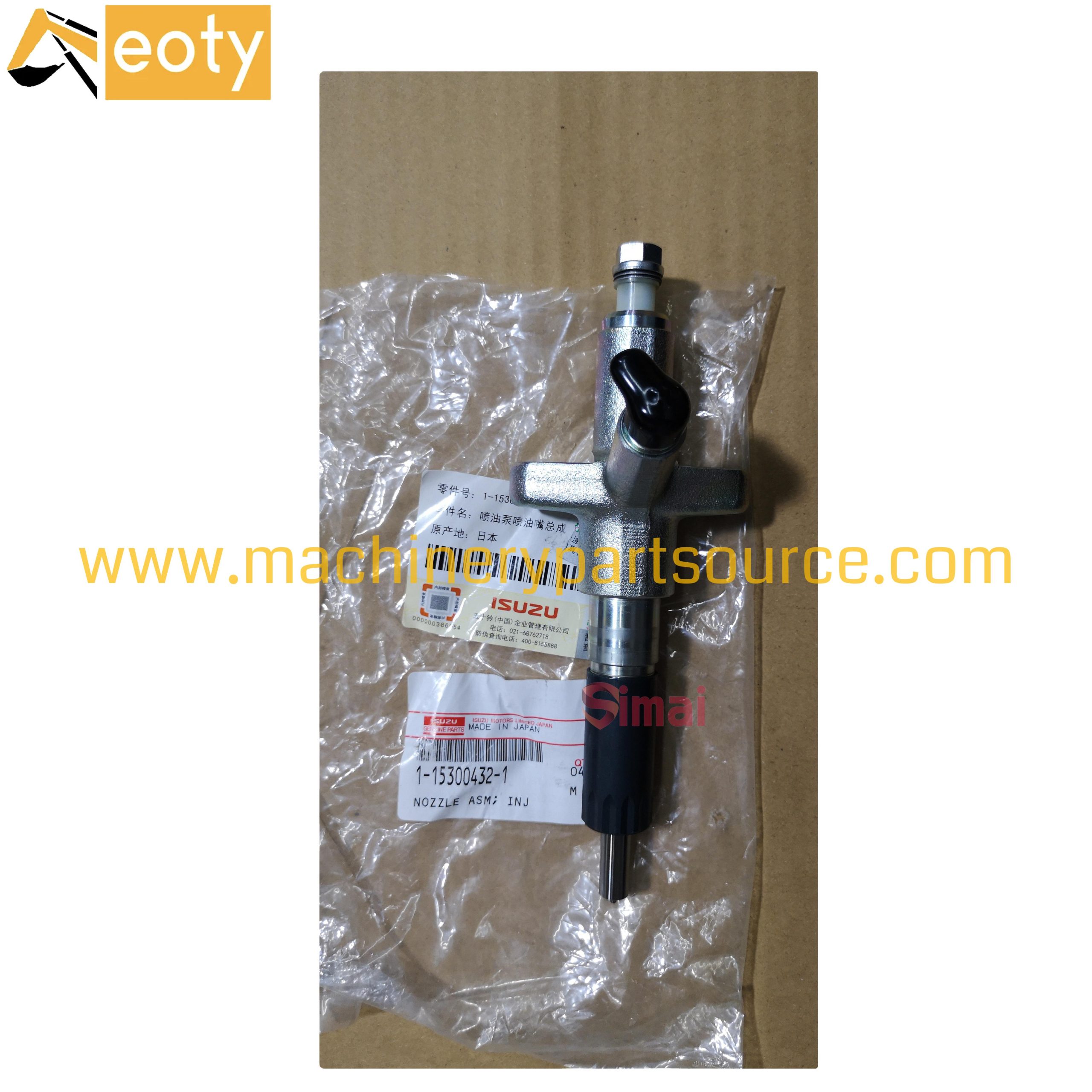 Genuine Diesel Fuel Injector Nozzle 1153004321 1-15300432-1 for Isuzu 6BG1 Engine