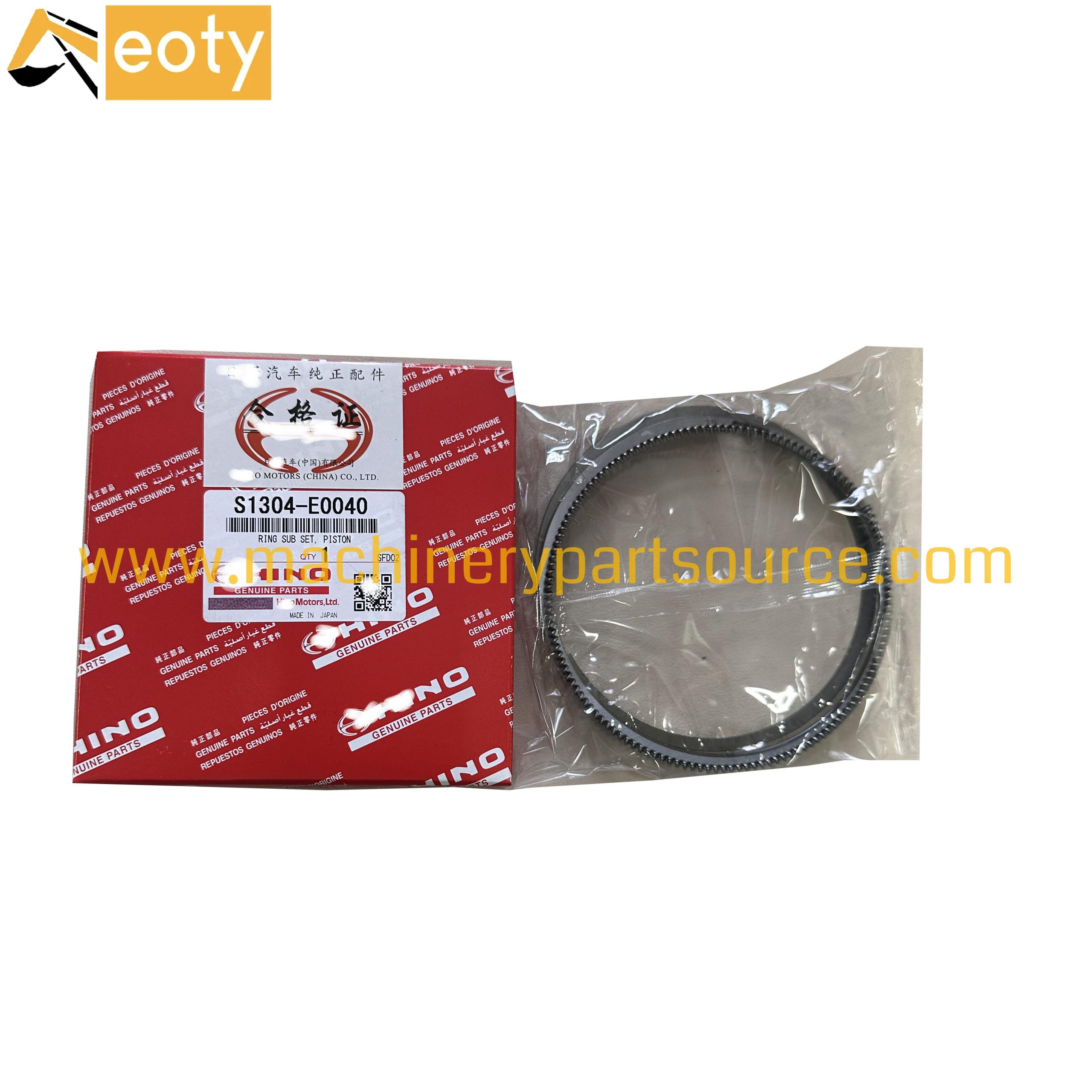 Genuine Hino J08C Piston Ring S1304-E0040 for Truck Engine