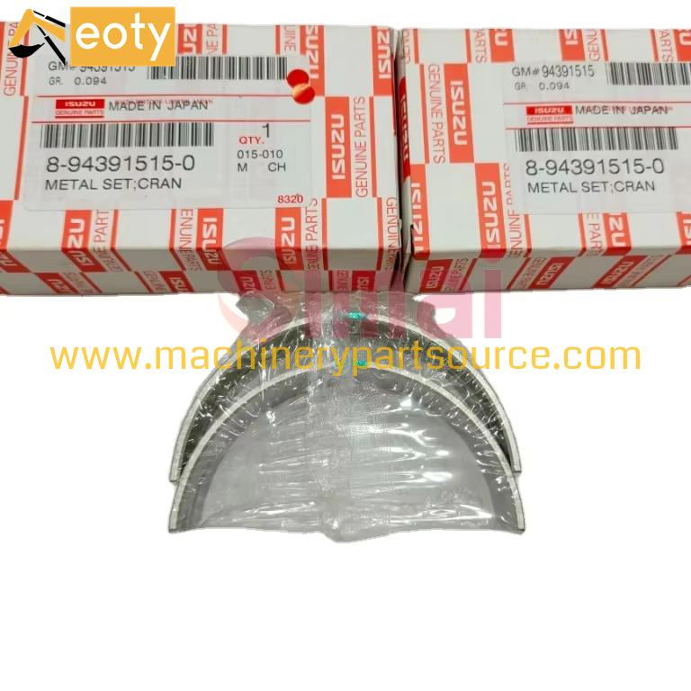 1-11510080-0 1-1510093-5 Metal Kit Crankshaft Std 1115100935 1115100800 For Isuzu Excavator Truck