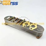 Hino H06C-6P Engine Oil Cooler For Excavator Engine Parts 1.45kg product image 3