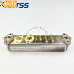 Hino H07C-8P Engine Oil Cooler for Excavator Diesel Engine Parts