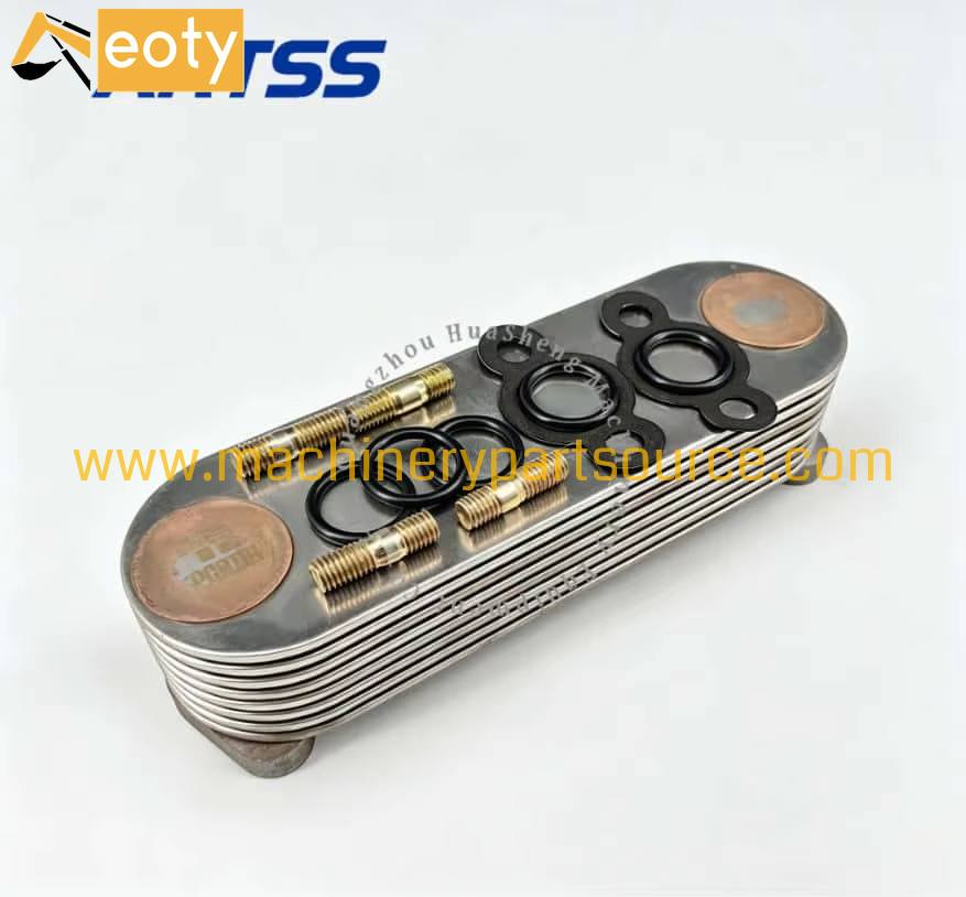 Hino J08E-8P 15712-1960 Engine Oil Cooler for Excavator Engine Parts