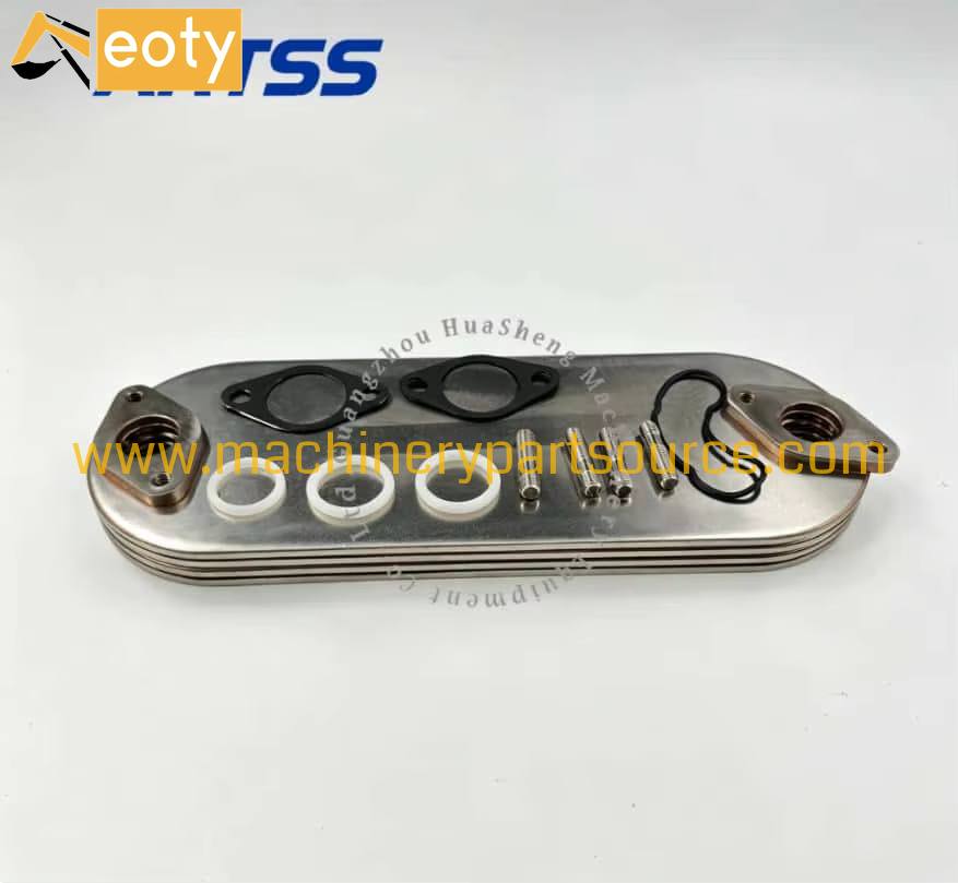 Isuzu 4HK1-4P Engine Oil Cooler 8-97334100-2 8-97334100-3 for Excavator Engine Parts