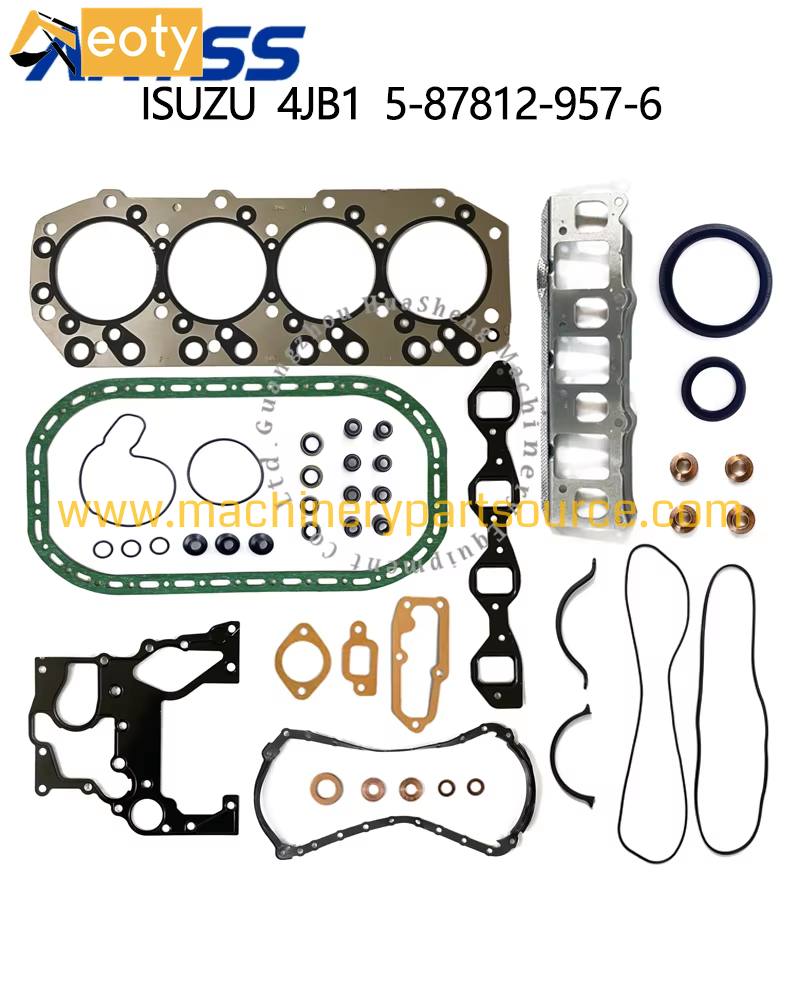 Isuzu 4JB1 Engine Full Gasket Kit 5-87812-957-6 for Excavator Engine Parts