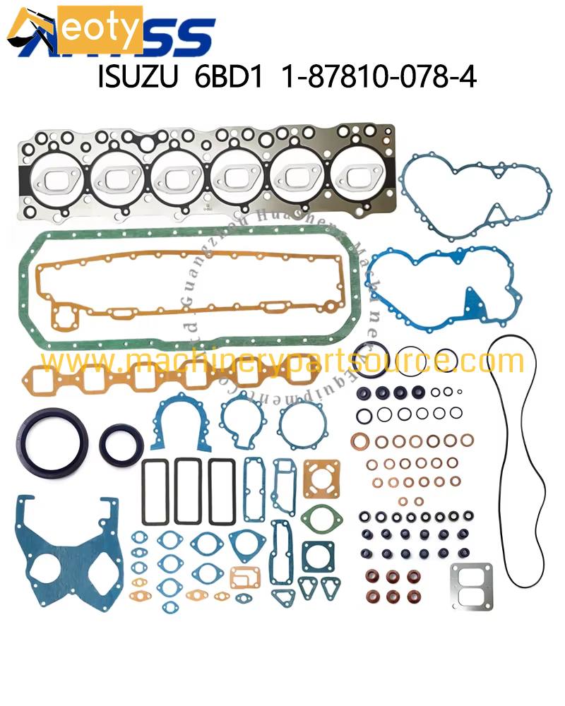 Isuzu 6BD1 Engine Full Gasket Kit 1-87810-078-4 for Excavator Engine Parts