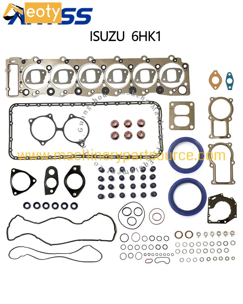 Isuzu 6HK1 Full Gasket Kit 1-87810-404-0 For Excavator Engine Parts