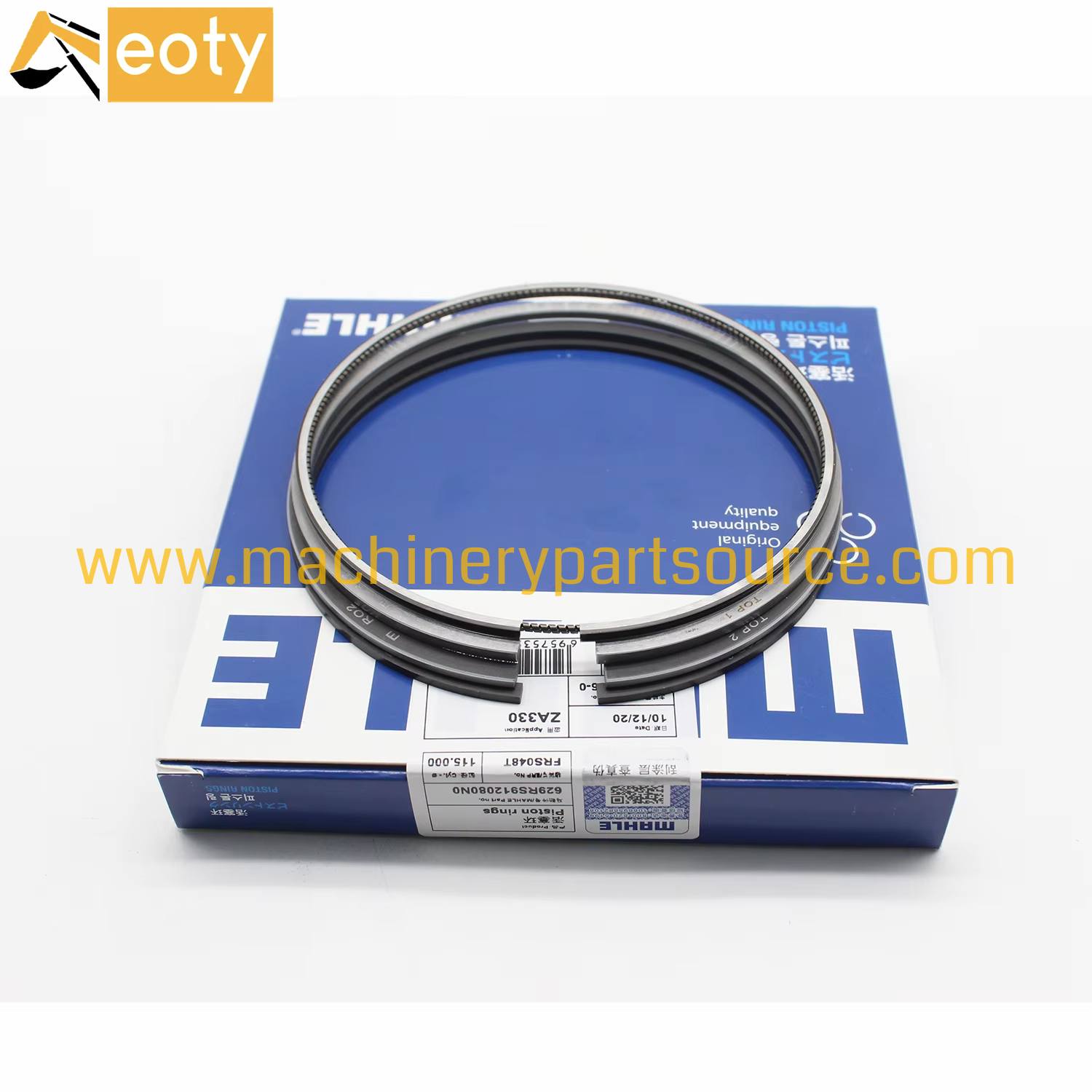 Isuzu 6hk1 Piston Ring Set For 4hk1 Hitachi Zx330 Excavator 8-98017166-0 Mahle Piston Rings