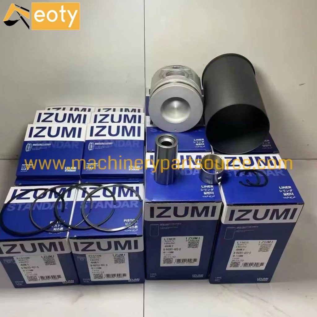 Izumi Std Liner Kit 4HK1 C9 C10 C11 C12 D12d Engine Parts for Excavator Diesel Engines