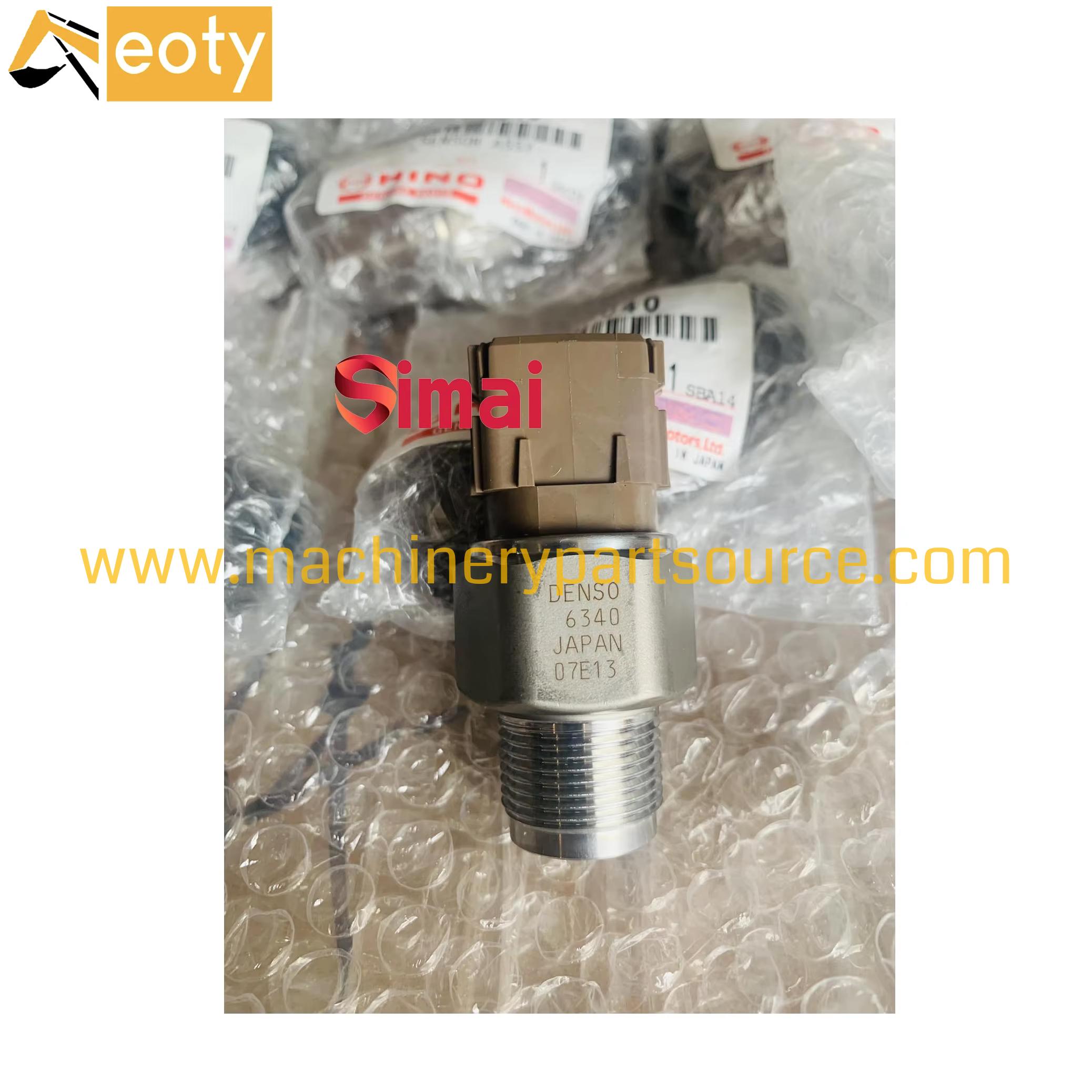 Common Rail Pressure Sensor 89458-E0040 499000-6340 For Hino J08E E13C Engine Excavator Truck