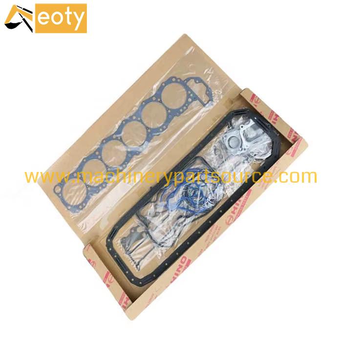 J08e Full Gasket Kit Vh040104187a For Hino Sk350-8 Sk380-8 S0401-04187 Cylinder Gasket Kit