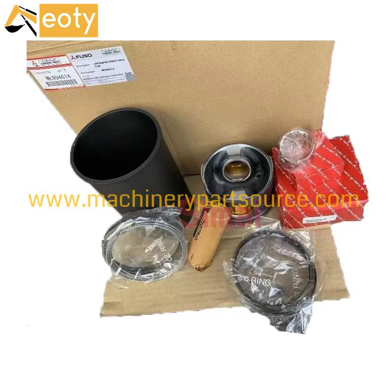 6D24 6D24T Engine Rebuild Kit Kit De Revestimiento for Mitsubishi Engine Hyundai Excavator Crane