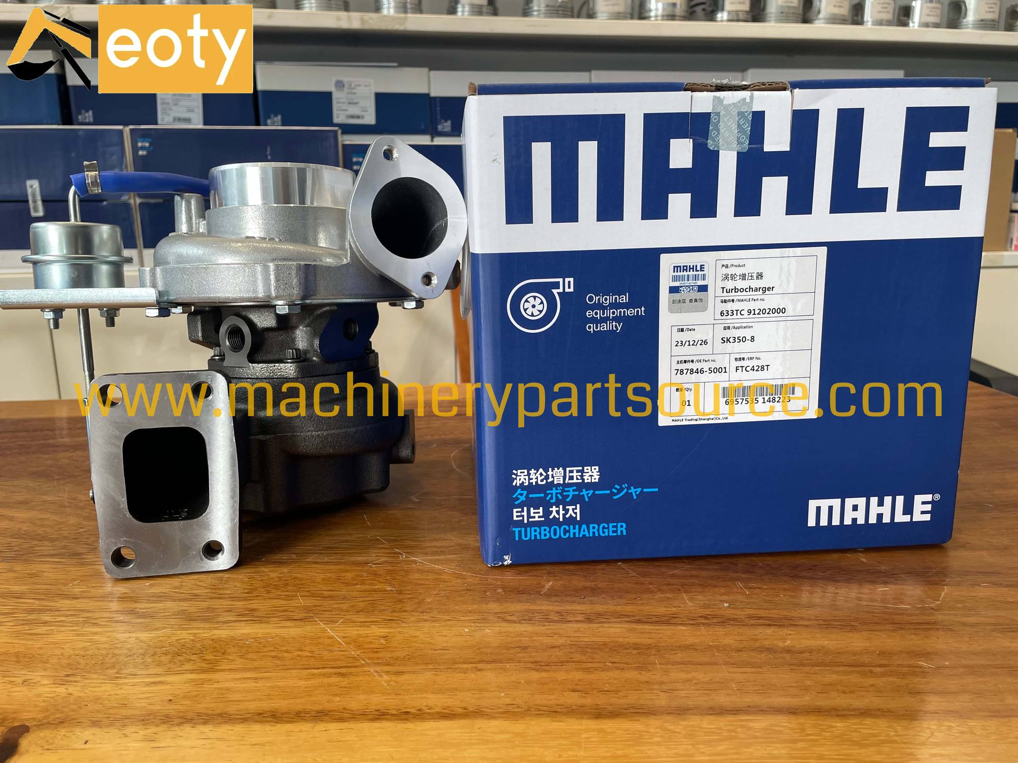 Kobelco SK350-8 SK330-8 Turbocharger 787846-5001 Mahle For Hino J08E Excavator Engine