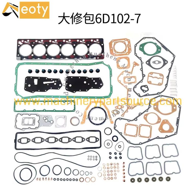 Komatsu 6D102-7 Engine Full Gasket Kit for Excavator Engine Parts