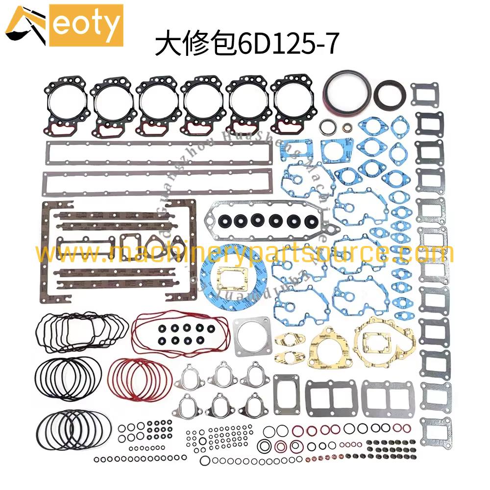 Komatsu 6D125-7 Full Gasket Kit for PC400-7 Excavator Engine Parts