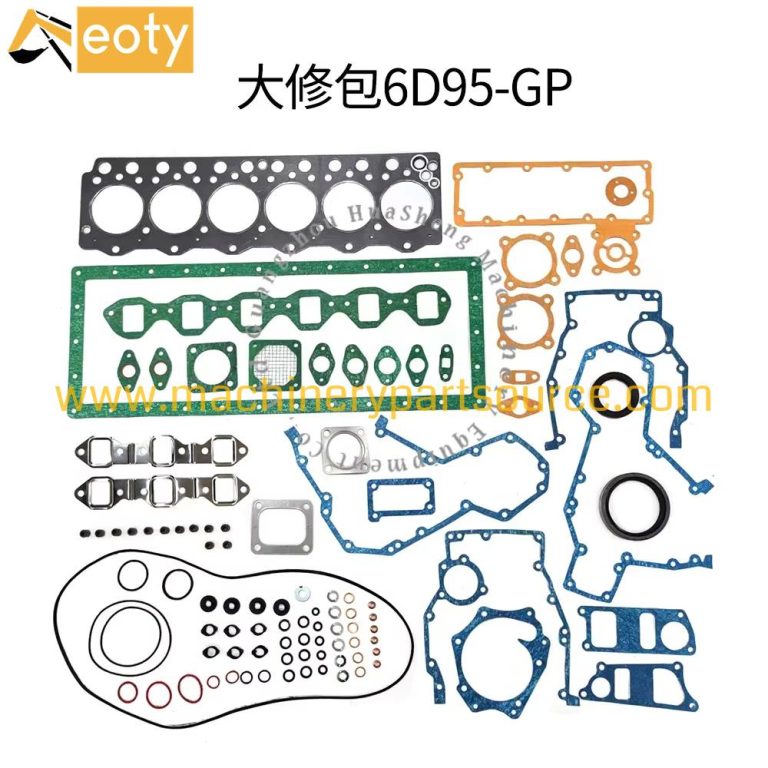 Komatsu 6D95 Engine Full Gasket Kit For PC200-5 Excavator Engine Parts