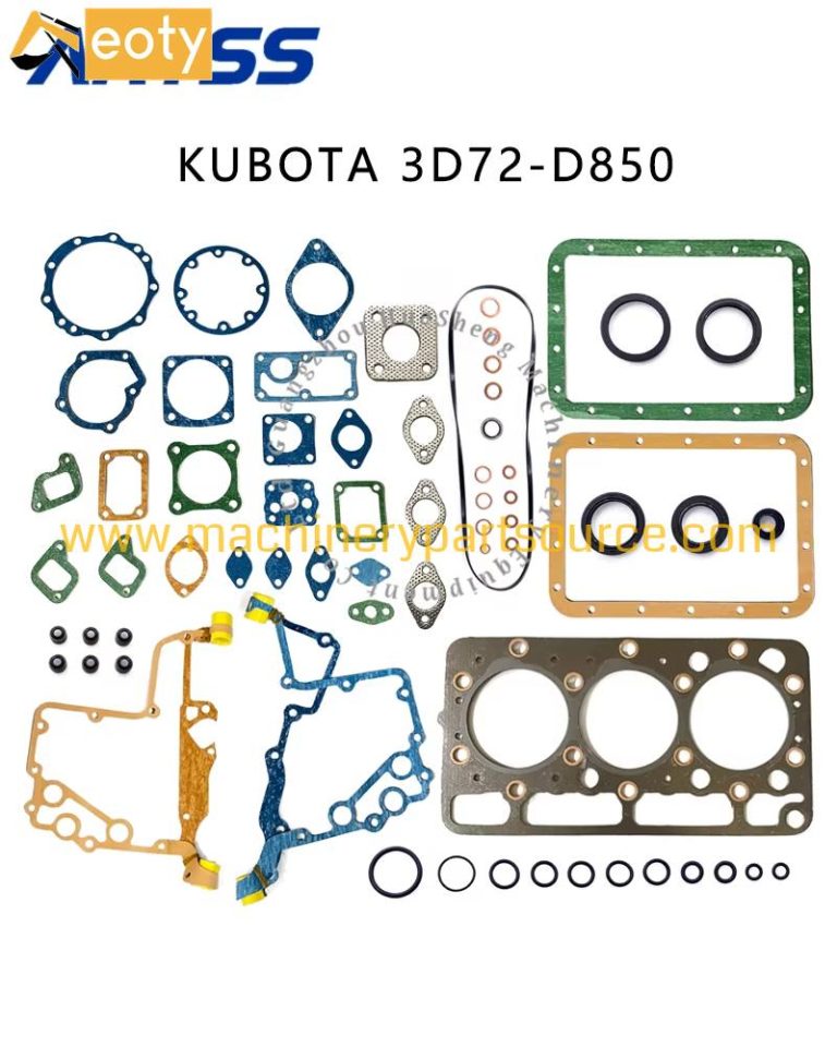 Kubota 3D72 D850 Engine Full Overhaul Gasket Set for Excavator & Industrial Engines