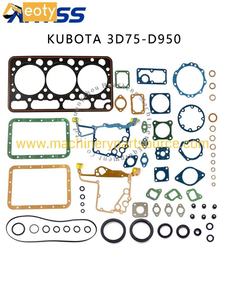 Kubota 3D72 D950 Engine Full Gasket Set for Excavator Diesel Engine Parts