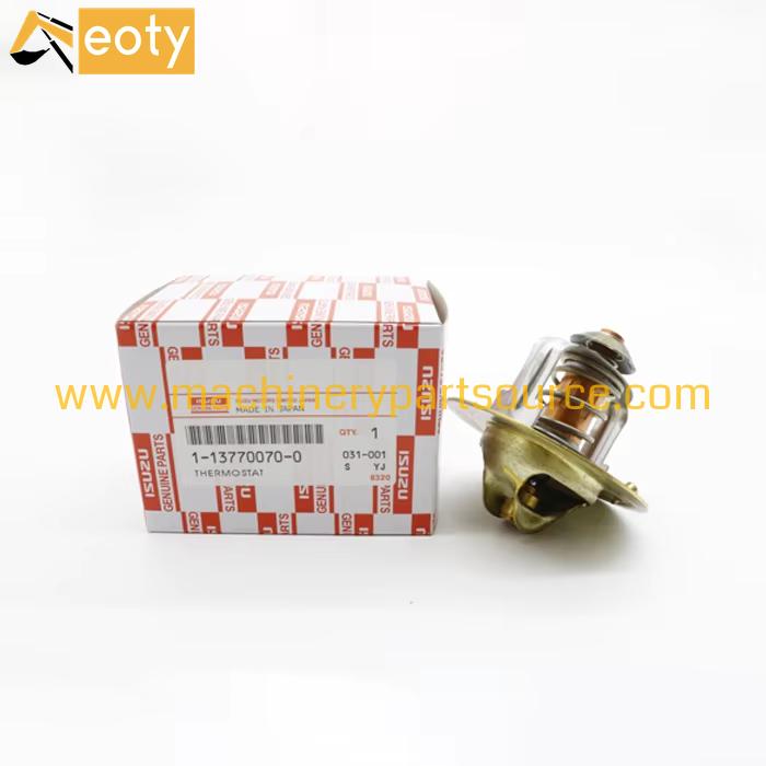 Excavator Engine Thermostat 1-13770070-0 1137700700 for 6BD1 6BG1 6BB1 4BG1 Ex200-5 Ex200