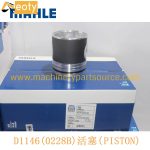 Mahle 65.02501-0228B Piston for Doosan Daewoo DE08 D1146 Engine Solar DX300LL 60mm Chamber product image 4