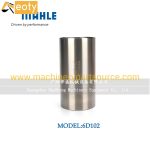 Mahle 6D102 6BT Cylinder Liner for Komatsu PC200-7 Diesel Engine 6736-21-2110 product image 2