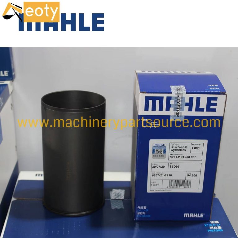 Mahle Komatsu 6d95 Cylinder Liner 104mm Pc120 Pc200 Excavator 6207-21-2110 4d95 Liner