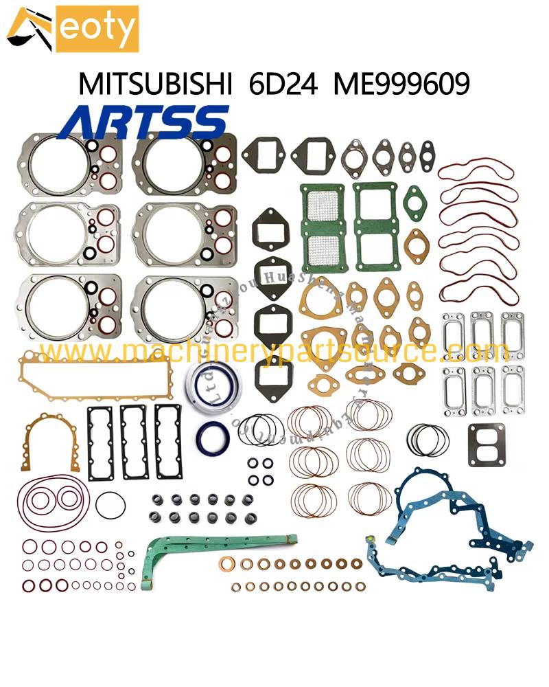 ME999609 6D24 Full Gasket Kit For SK330 Excavator Complete Overhaul Gasket Kit Replacement Parts