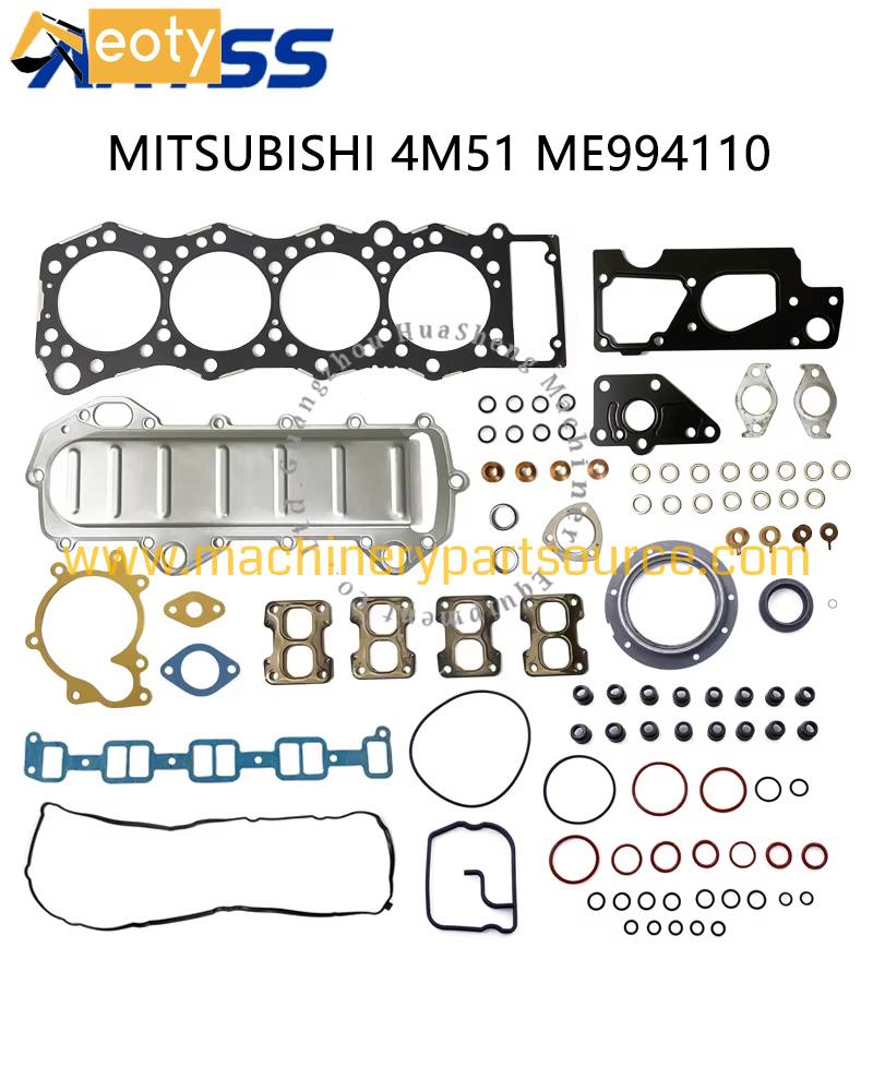 Mitsubishi 4M51 ME994110 Engine Full Gasket Kit for Excavator Engine Parts
