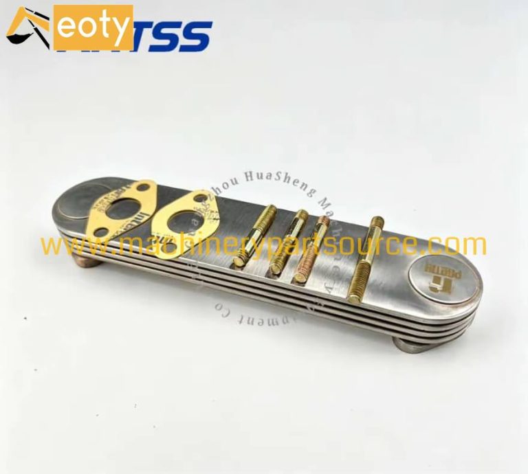 Mitsubishi 6D14-4P ME034561 Engine Oil Cooler For Excavator Engine Parts