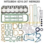 Mitsubishi 6D16-2AT Engine Full Gasket Kit ME996283 for Excavator Engine Parts