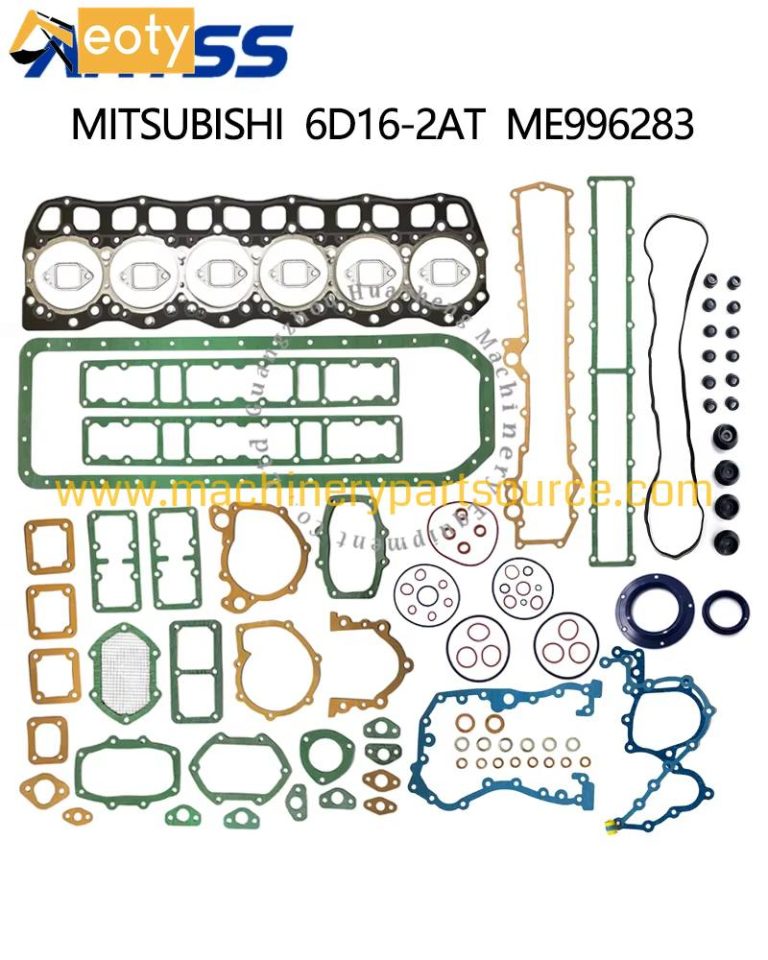 Mitsubishi 6D16-2AT Engine Full Gasket Kit ME996283 for Excavator Engine Parts