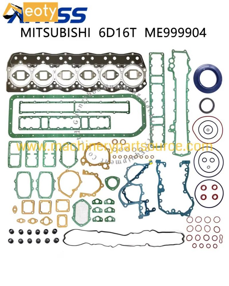 Mitsubishi 6D16T Engine Full Gasket Kit ME999904 for Excavator Engine Parts