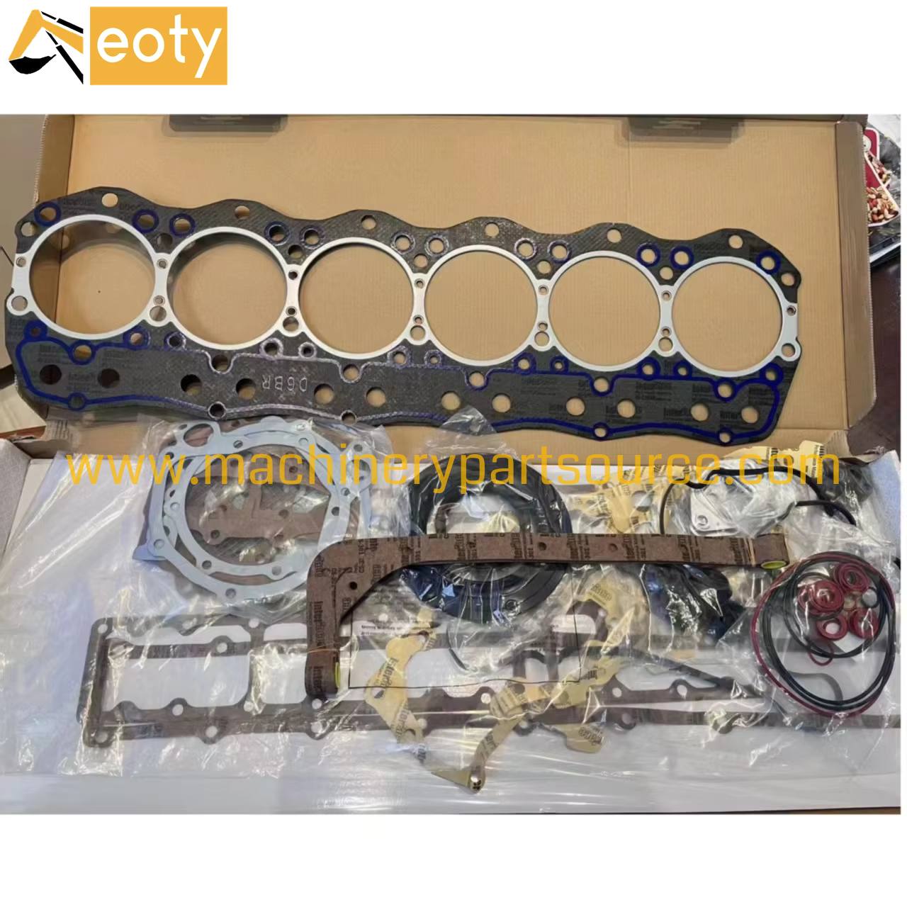 Mitsubishi 6D16T Full Gasket Set for Kobelco SK330 Excavator Engine Repair Kit