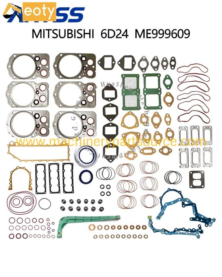Mitsubishi 6D24 Engine Full Gasket Kit ME999609 For Excavator Engine Parts