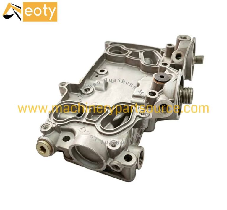 Oil Cooler Side Cover VOE21099784 For Volvo D6E Engine EC210B EC210C EC220D Excavator