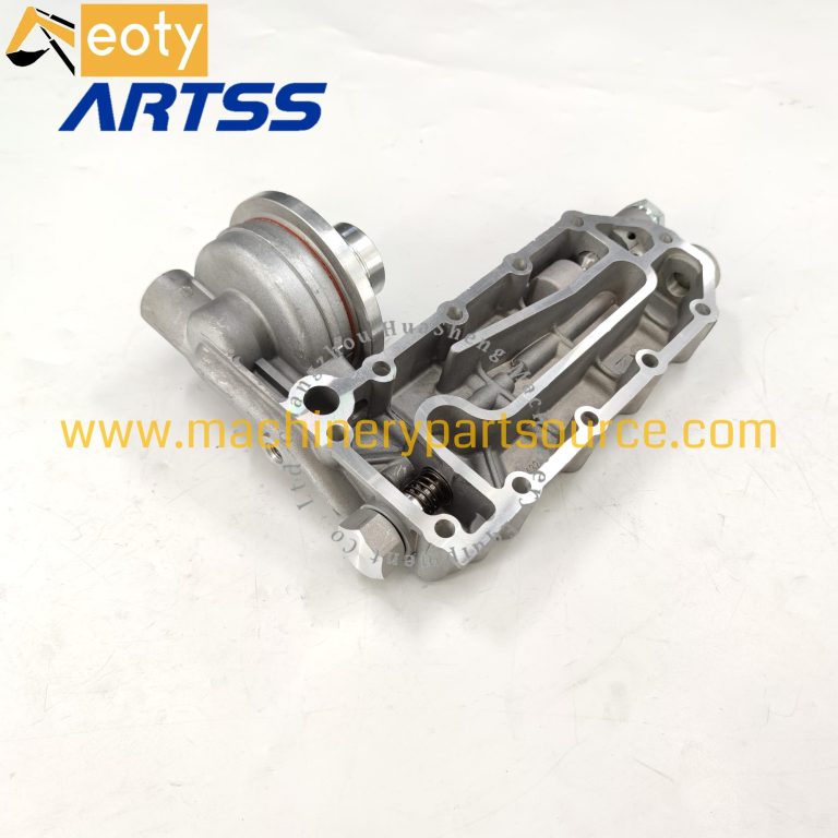 Oil Cooler Side Cover 6743-61-2111 3974324 4936396 For Komatsu Saa6d114e-3 6ct8.3 Engine Pc300-7