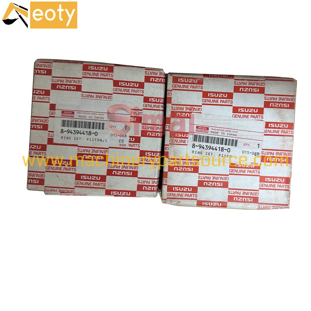 8-94394418-0 4BD1T Piston Ring Kit for Isuzu Diesel Engines | Excavator Truck Application