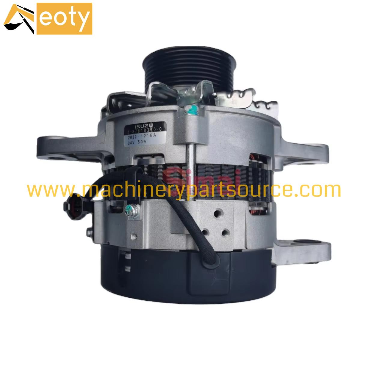 4HK1 Generator Assembly 1-87618390-0 1876183900 6HK1 For Isuzu Excavator Truck