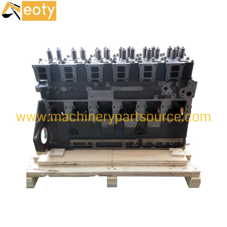 PC400-7 6D125 Short Block – Komatsu Engine Repair Parts, Cylinder Block Assembly