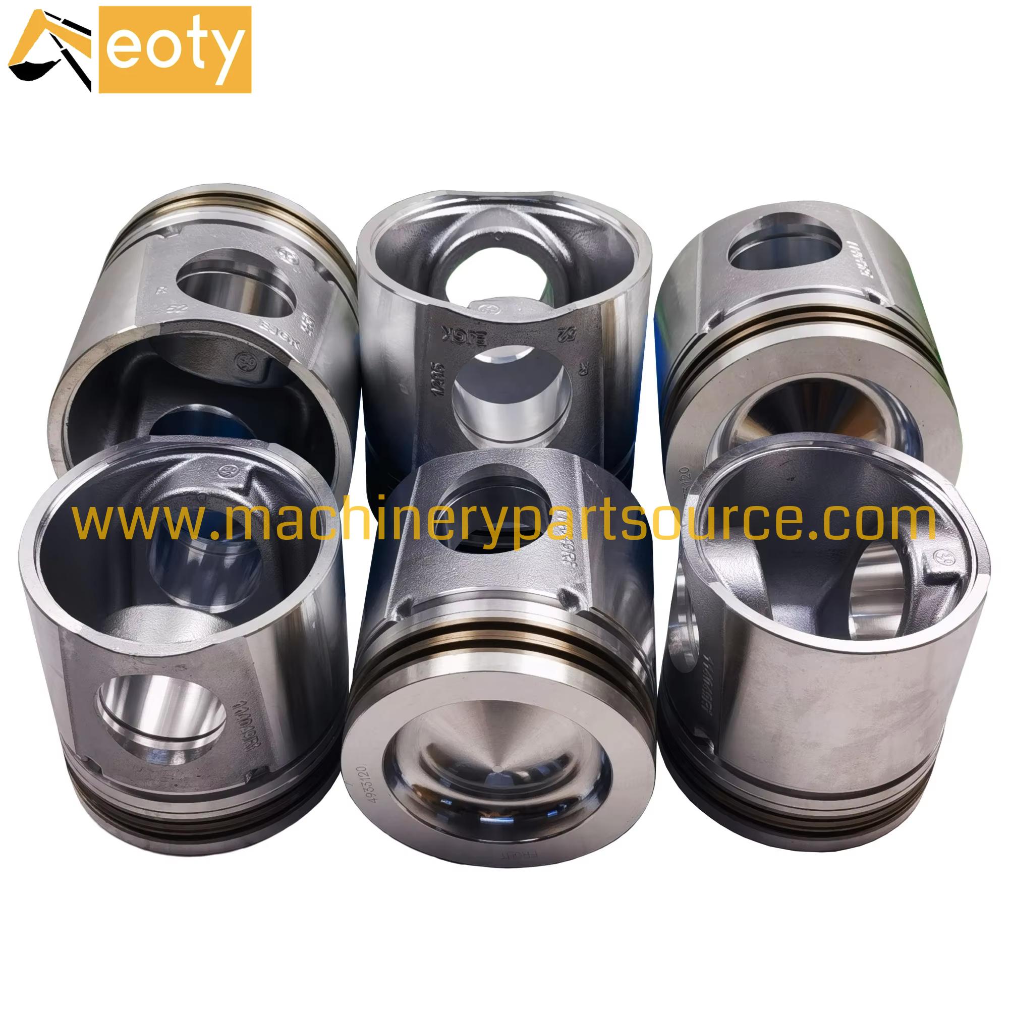 Premium 4933120 Engine Piston For Cummins 6d114 6ct Isc Isl Qsl 8.3l 8.9l Diesel Engine Parts