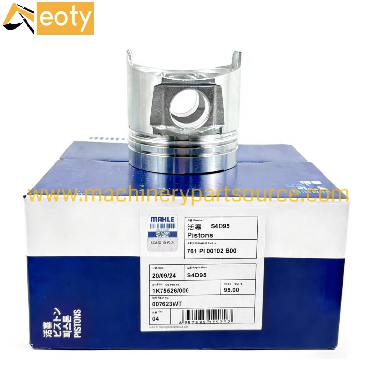 S4D95 Piston Kit 1K75526/000 Mahle Cylinder Liner For Komatsu PC60-7 Excavator Diesel Engine
