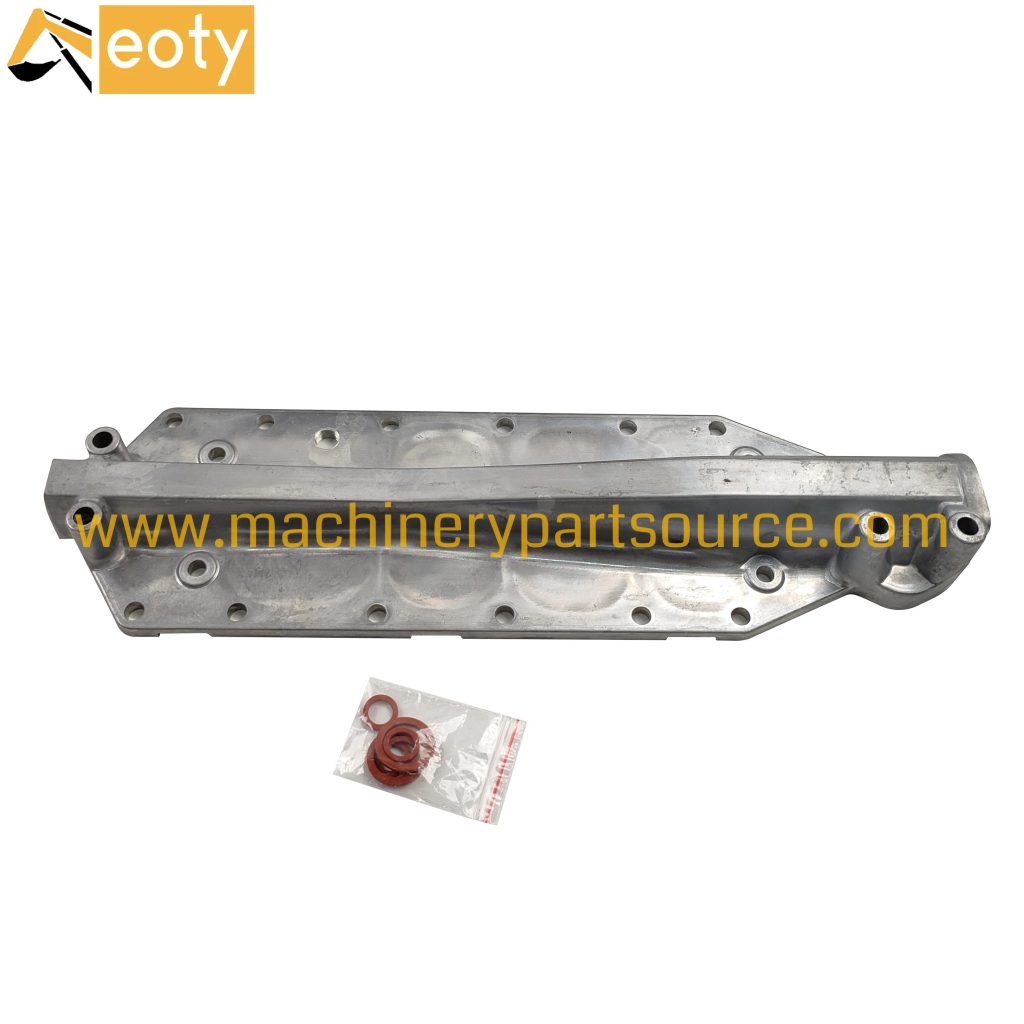 S6D125 Oil Cooler Cover For Komatsu Engine Parts – Excavator