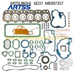 Sk200 Sk230 Overhaul Gasket Kit For Mitsubishi 6D31 Engine ME997357 Complete Seal Repair Set