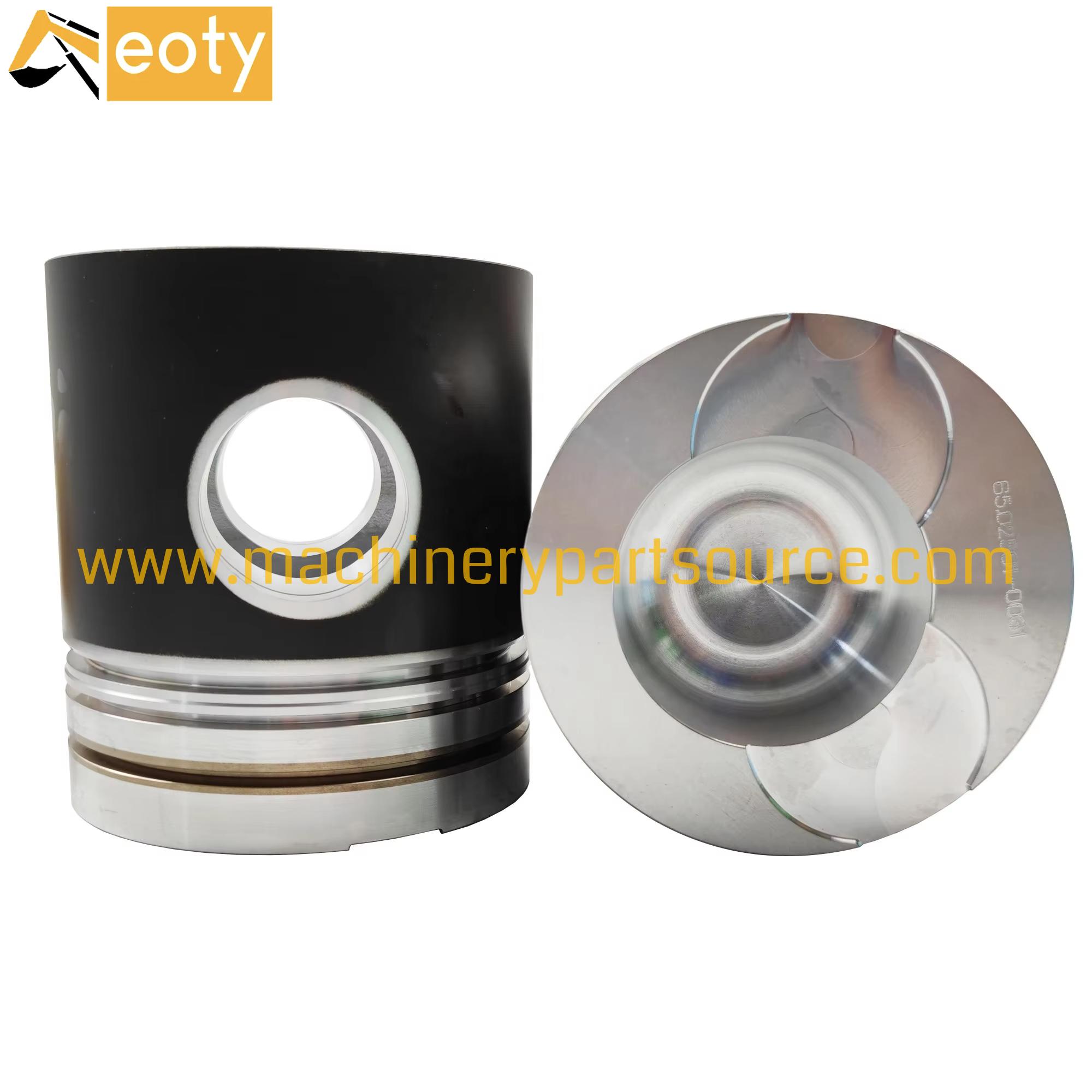 STD 123mm Engine Piston 65.02501-0031 65.025010031 for Doosan Daewoo D2366 D2366T Excavator Truck