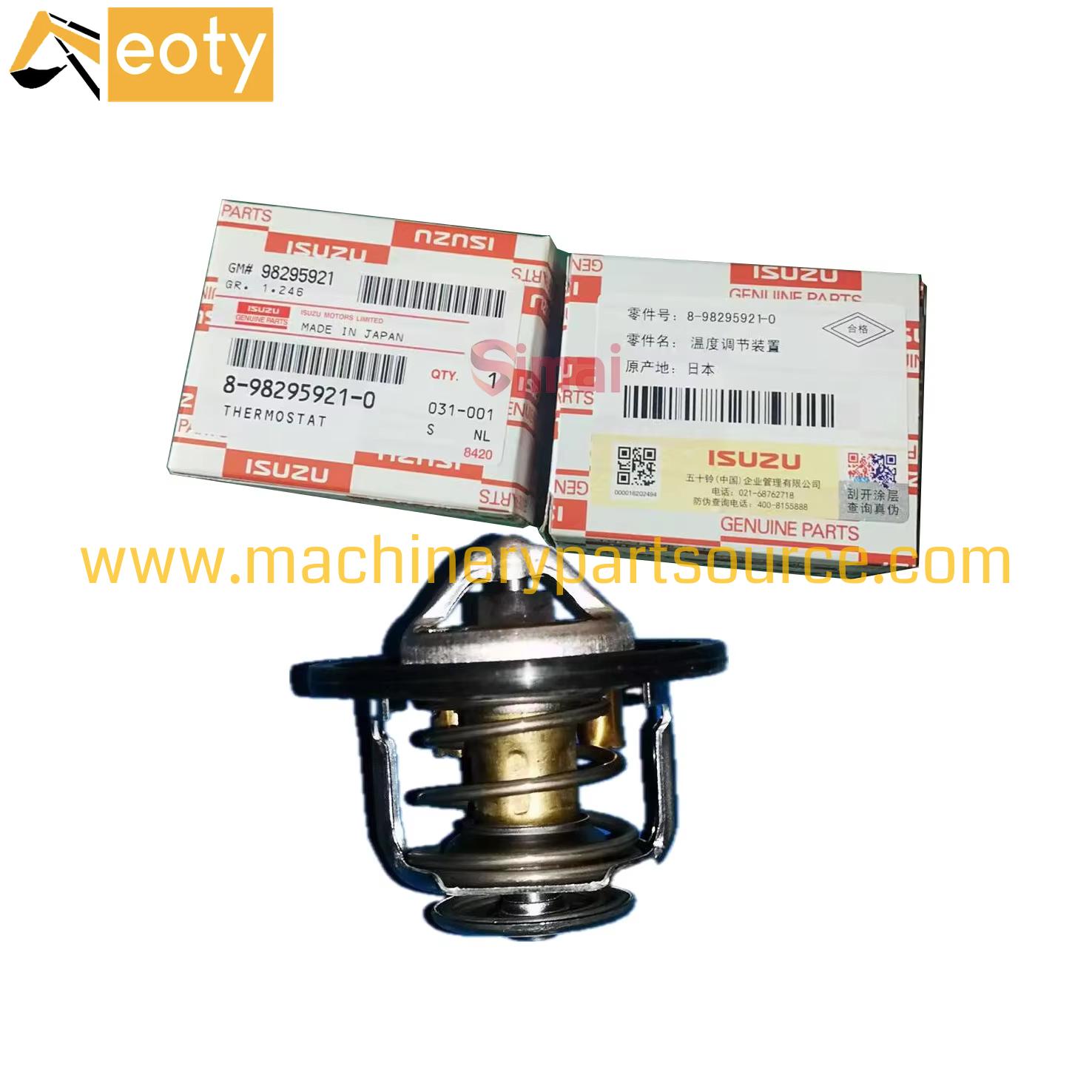 Thermostat 8-98295921-0 8982959210 6HK1 6HH1 for Isuzu Excavator Engine Cooling