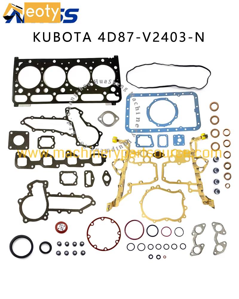 V2403 Full Overhaul Gasket Kit For Kubota Mini Excavator Tractor Diesel Engine Complete Gasket Set