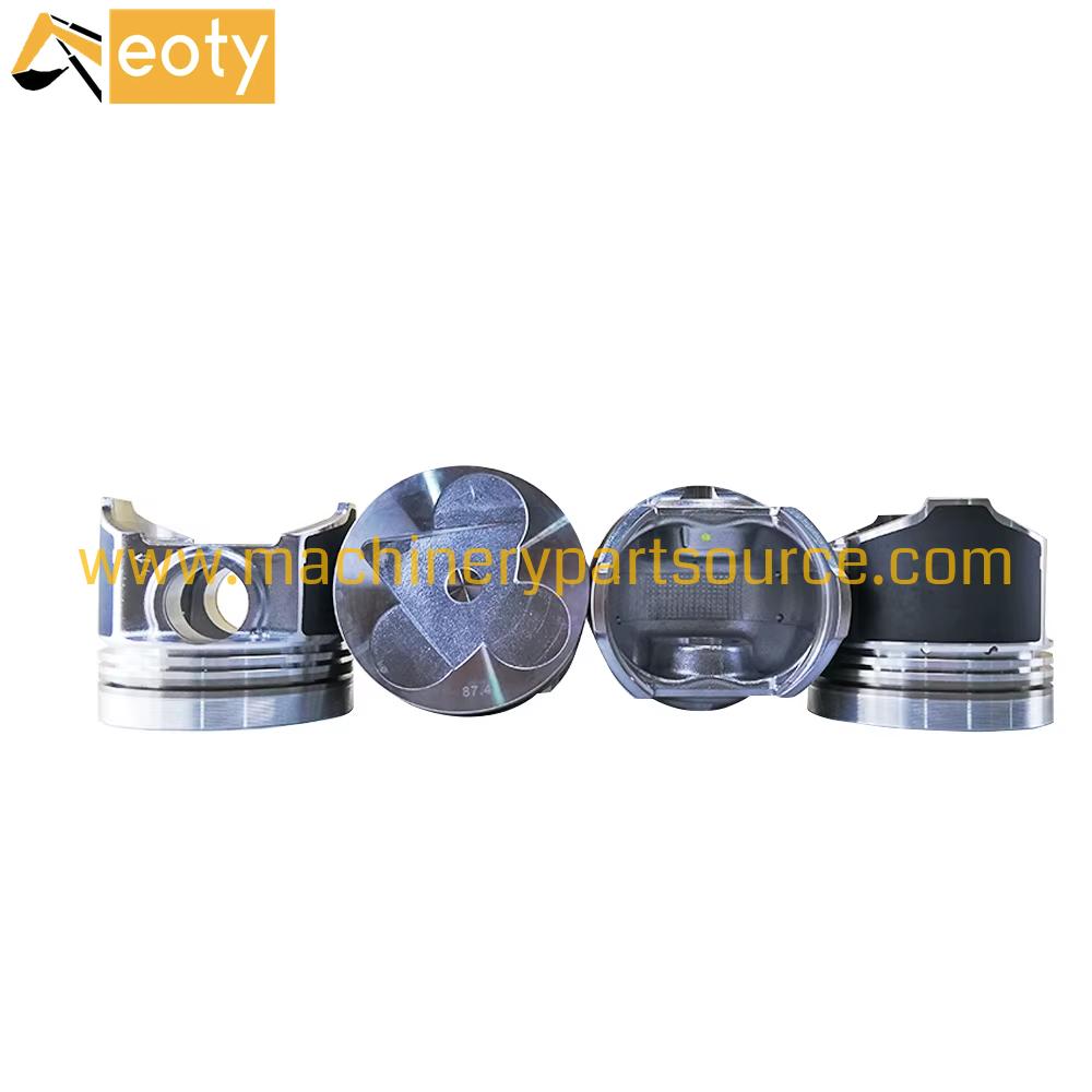 V3300 12v Piston With Pin 87.4mm High 2 Single Slant X2x3mm for Kubota Engines