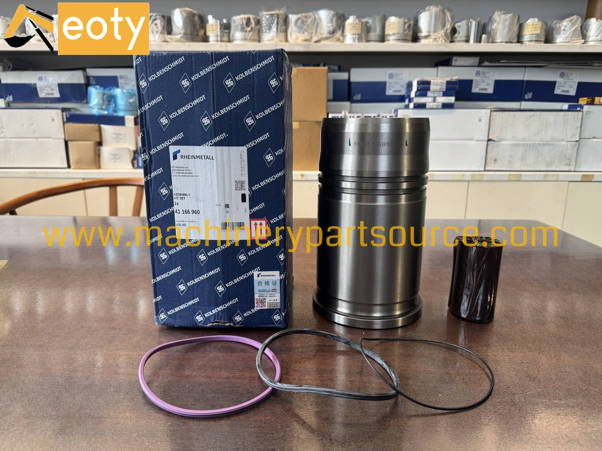 Volvo Penta TAD942VE Liner Kit for EC330B LC EC360B Excavator Kolbenschmidt Engine Parts 411669600